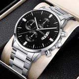 Waterproof Stainless Steel Manly Watch