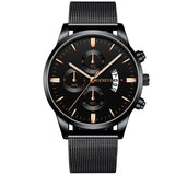 Waterproof Stainless Steel Manly Watch