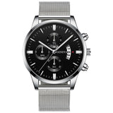 Waterproof Stainless Steel Manly Watch