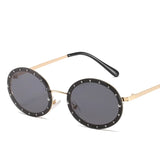 Small Oval Rimless Diamond Luxury Sunglasses Men Women Fashion Shades UV400 Vintage Sun Glasses Female Oculos Eyewear Crystal