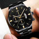 Waterproof Stainless Steel Manly Watch