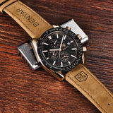 Luxury Chronograph Watch with Silicone Strap