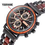 Luxury Personalised Wooden Watch