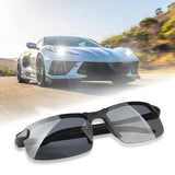 Men Night Vision Glasses for Driving Yellow Glasses PC Frame Sunglasses Outdoor Glasses To Handle At Night Anti Glare