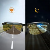 Men Night Vision Glasses for Driving Yellow Glasses PC Frame Sunglasses Outdoor Glasses To Handle At Night Anti Glare