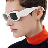 Retro Square Shades Sunglasses Women 2024 Luxury Brand Name Designer Sun Glasses For Ladies