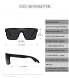 Heat wave best-selling square one-piece goggles for men women high-quality genuine film outdoor sports sunglasses HW
