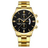 Waterproof Stainless Steel Manly Watch